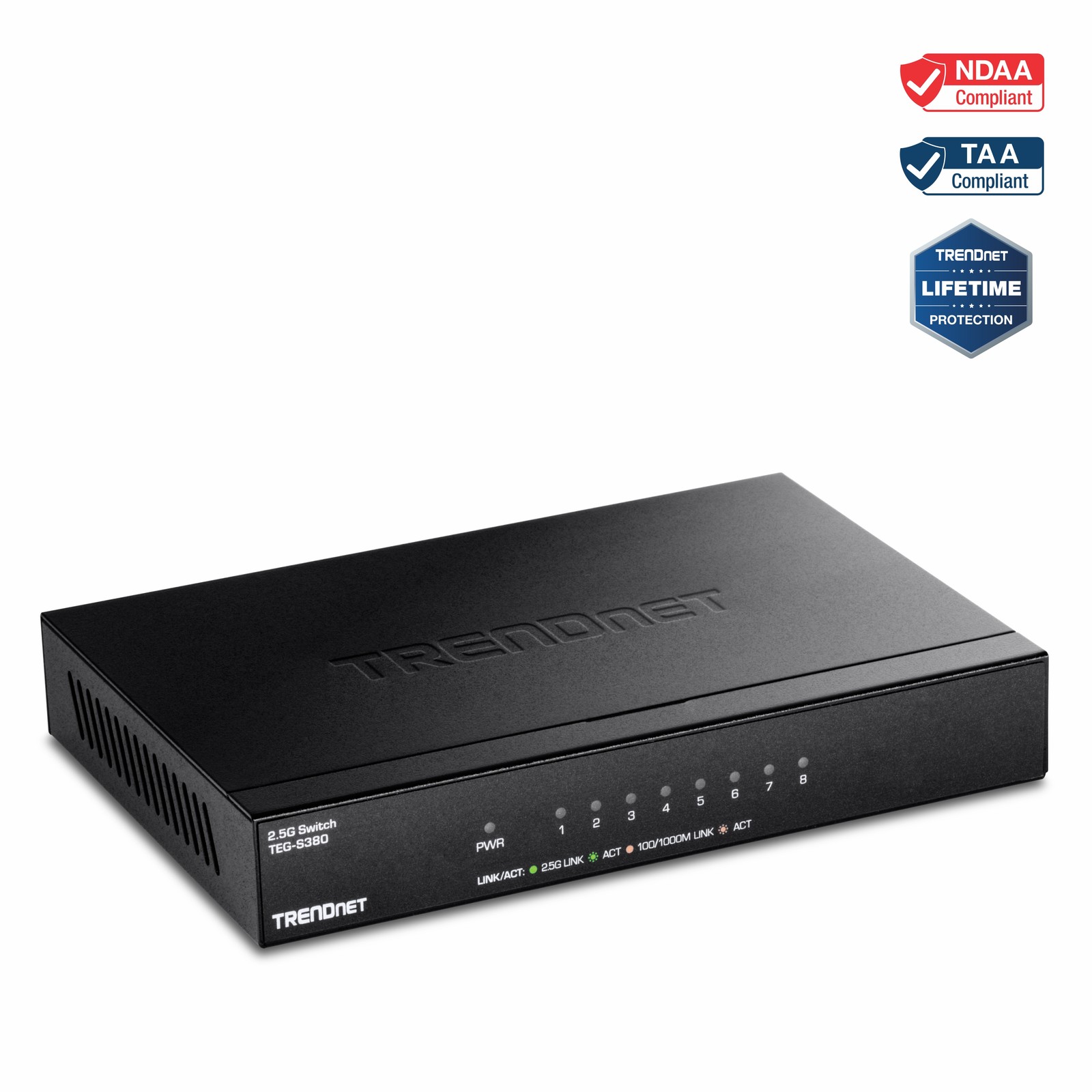 TRENDnet TEG-S350, 5-Port Unmanaged Gaming 2.5G Switch