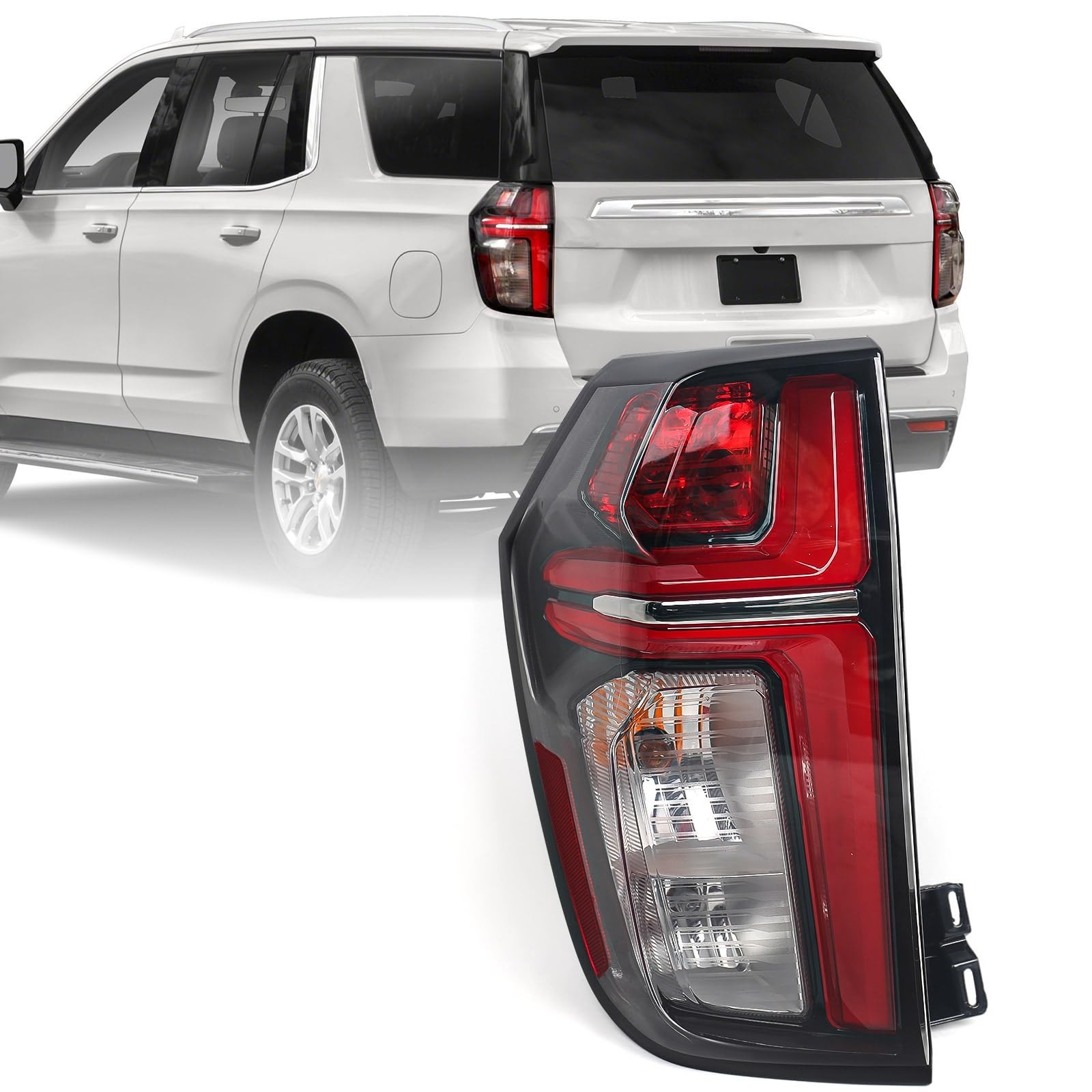 FIONE Tail Lights Compatible with Chevy Tahoe Suburban 2021 2022 2023 with LE...