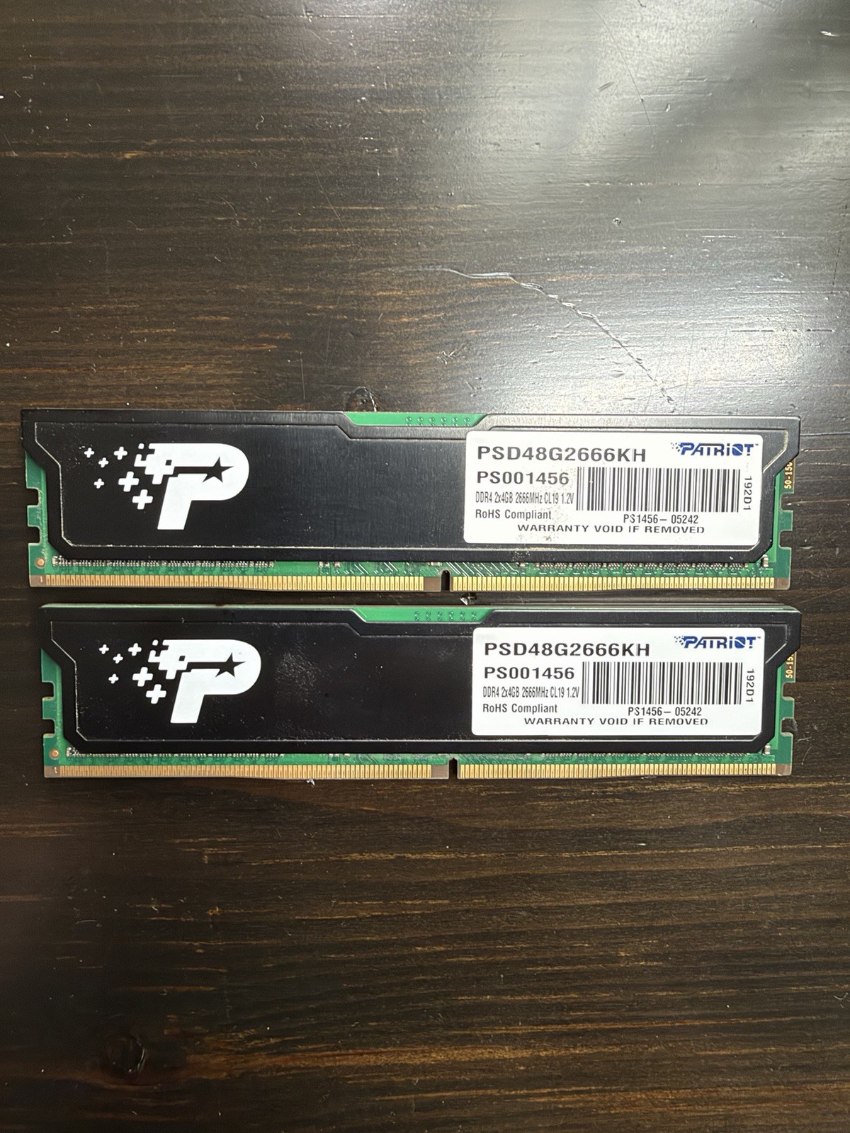 Patriot Signature Line Memory Module PSD48G2666KH - 8Gb (2x4)