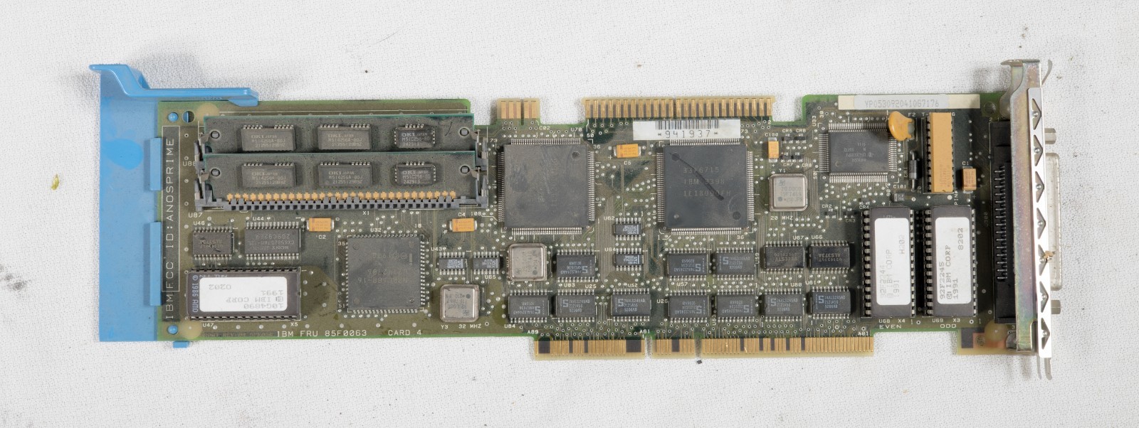 Vintage IBM PS/2 Spock caching SCSI card 32 bit Microchannel 84F8014 ISAC01