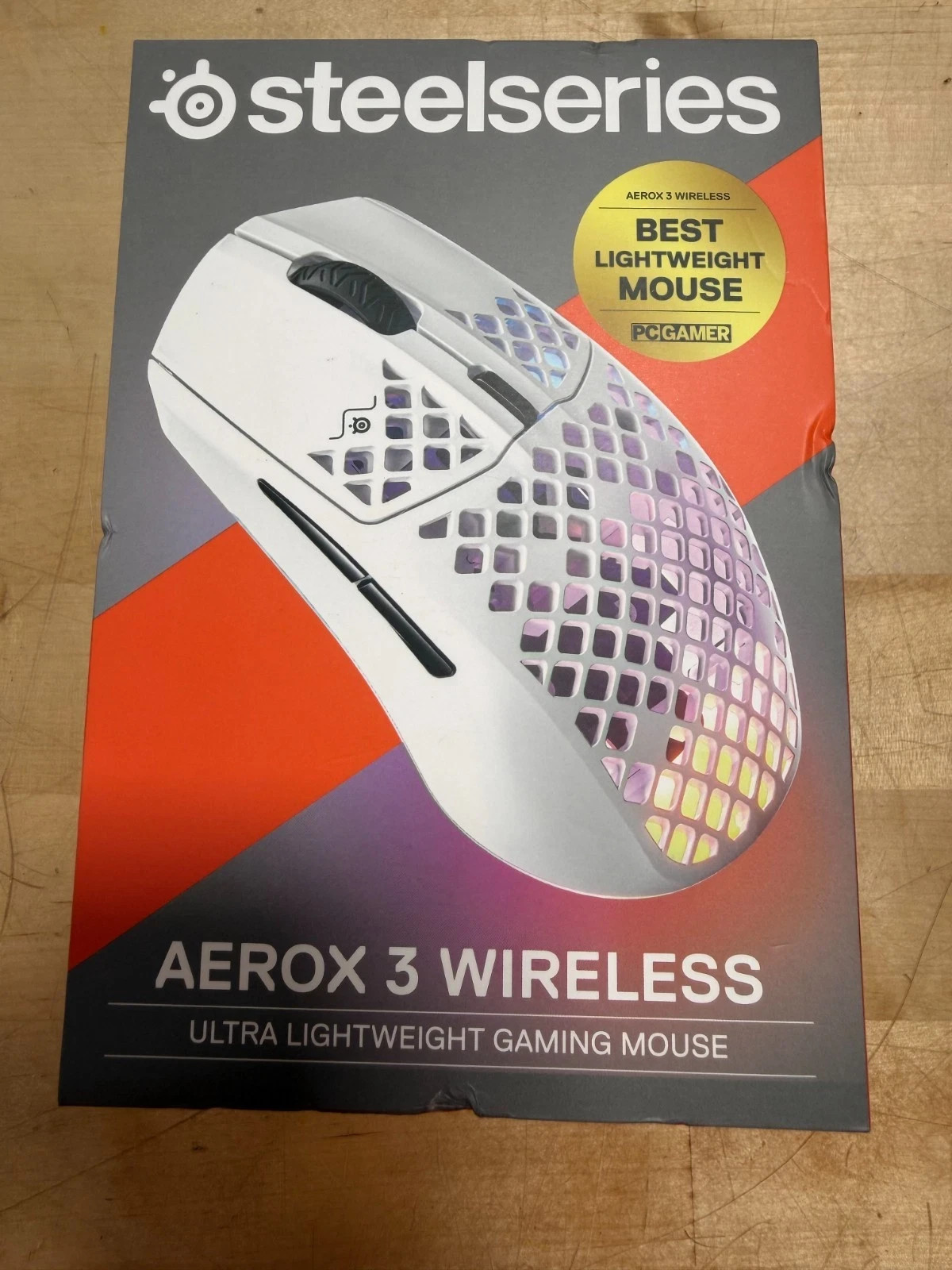 SteelSeries Aerox 3 Wireless Ultra Light Weight Gaming Mouse Snow White - NEW