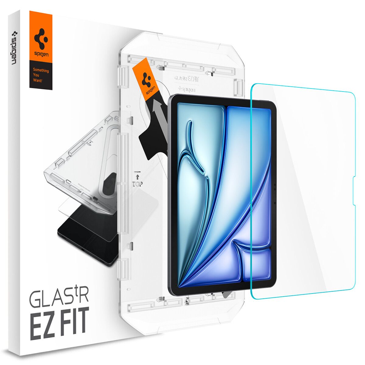 Spigen [GLAS.tR EZ Fit] Tempered Glass Screen Protector | for iPad Air 13" / 11"