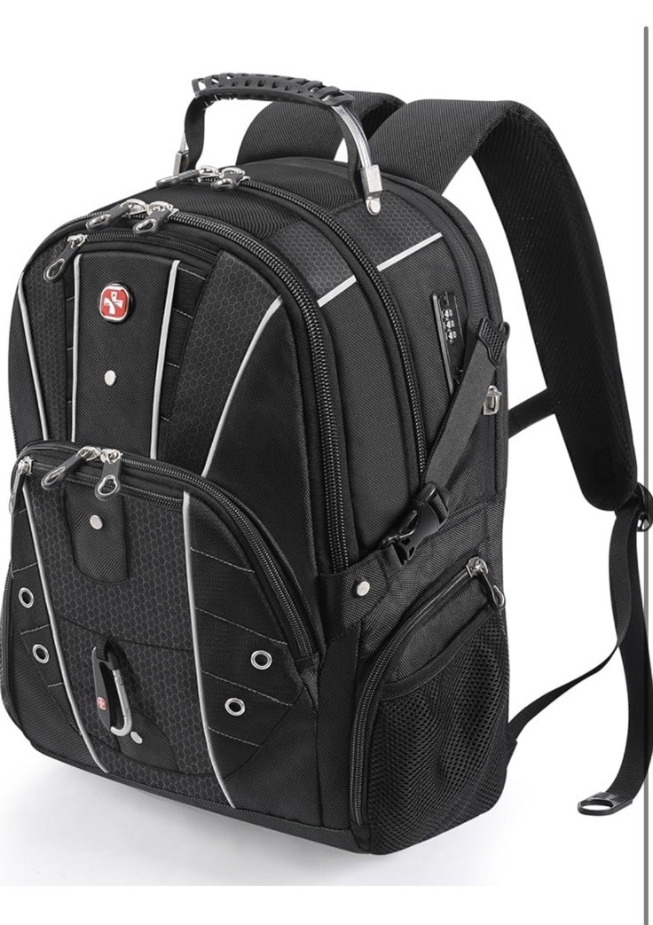 17 Inch Travel Laptop Backpack,Business Tech Backpack with USB & Type-C Port