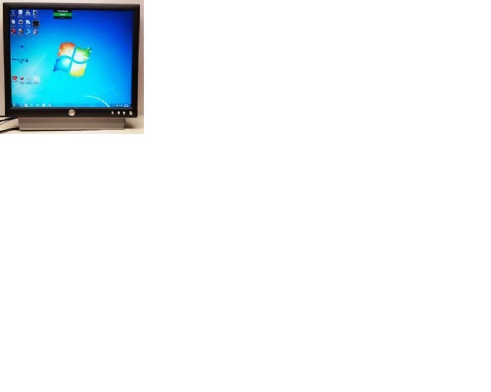 DELL E178FPC 17" VGA LCD FLAT PANEL MONITOR w/ speaker bar AS501