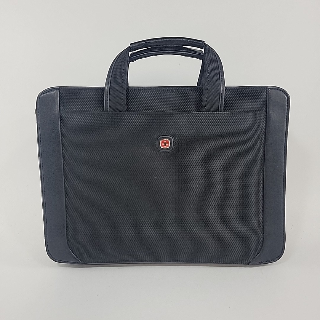 Wenger Swiss Army Laptop Computer Case Briefcase Black Legal Pad Holder