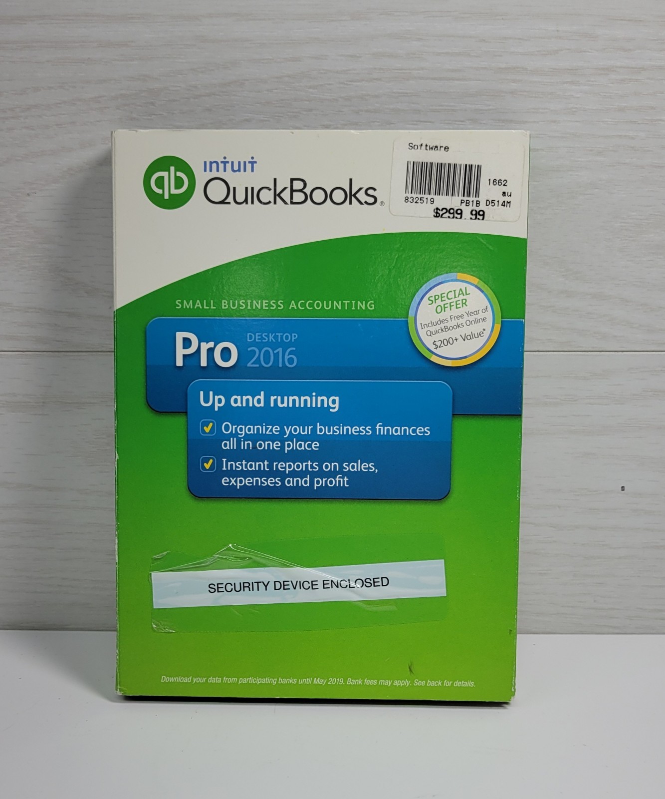 QUICKBOOKS Desktop Pro 2016 Windows Accounting Retail Intuit Small Business 