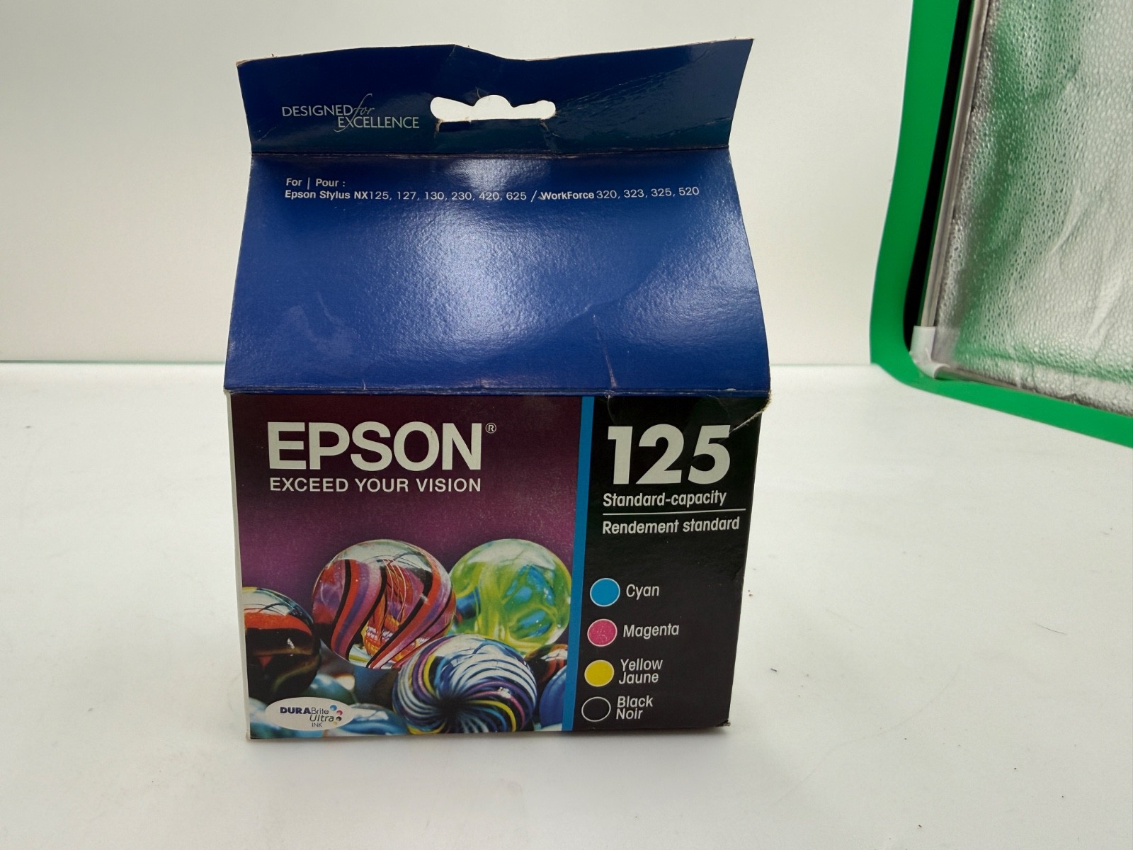 LOT OF 4-New Genuine Epson 125 Ink Cartridges 1XMag/2xYellow/1xCyan-EXP 03/2017