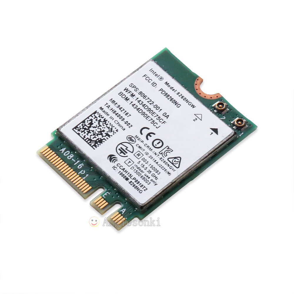 HP 806722-001 Intel Wireless-AC 8260NGW NGFF Wireless Card Wifi Adapter 802.11AC