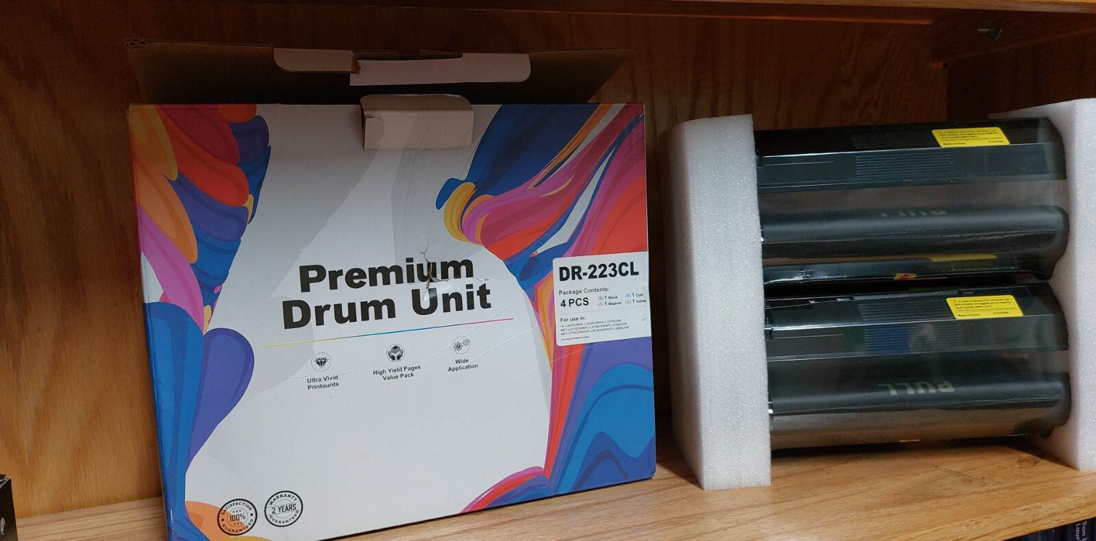 (4 PCS) Compatible Premium Drum Unit DR-223CL for Brother HL & MFC Printers