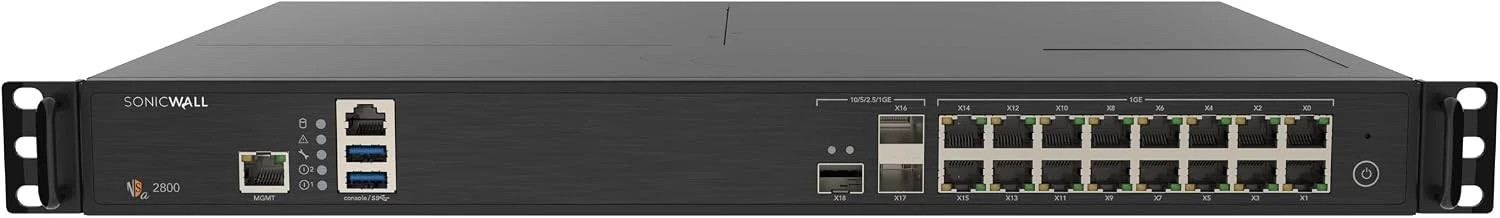 SonicWall NSa 2800 Network Security/Firewall Appliance w/ IPS Bundle License
