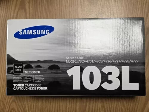 Samsung MLT-D103L Black High Yield Toner ML-295x/ SCX-4701