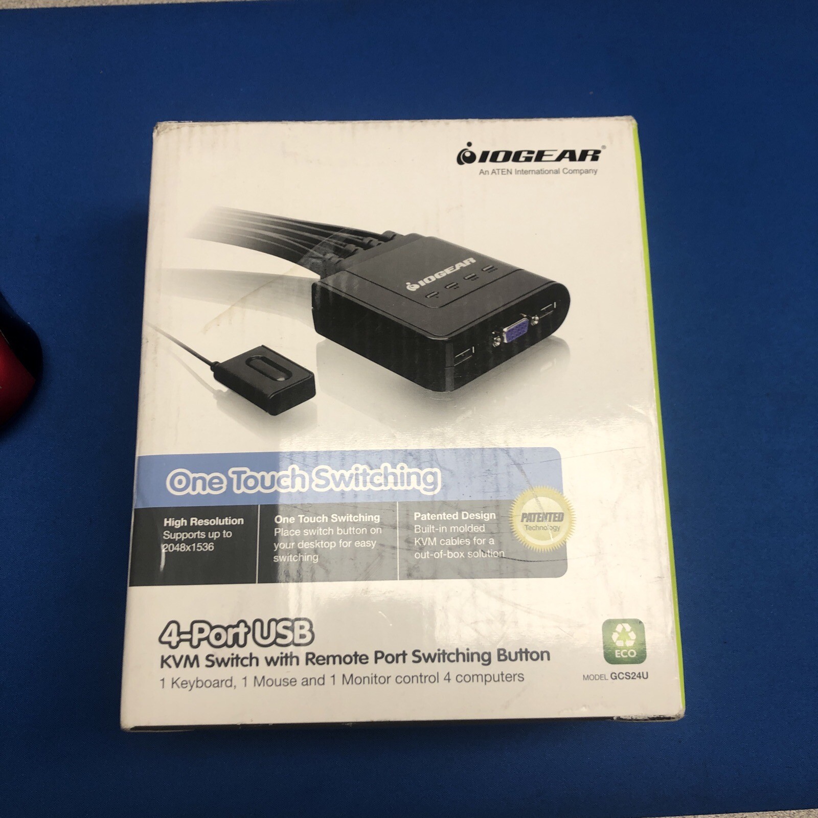MINT IOGEAR  (GCS24U) 4-Ports External KVM switch USB