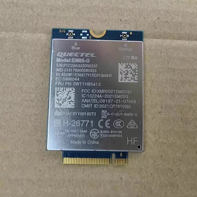 EM05-G 4G WWAN Wireless For Lenovo ThinkPad T14 P14s gen 4 5W11H85413