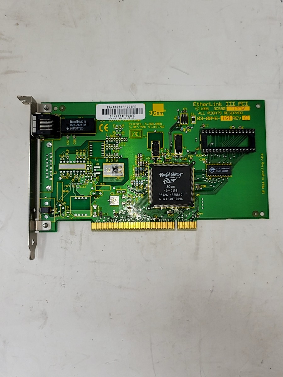3COM EtherLink III 3C590-TPO PCI Network Card
