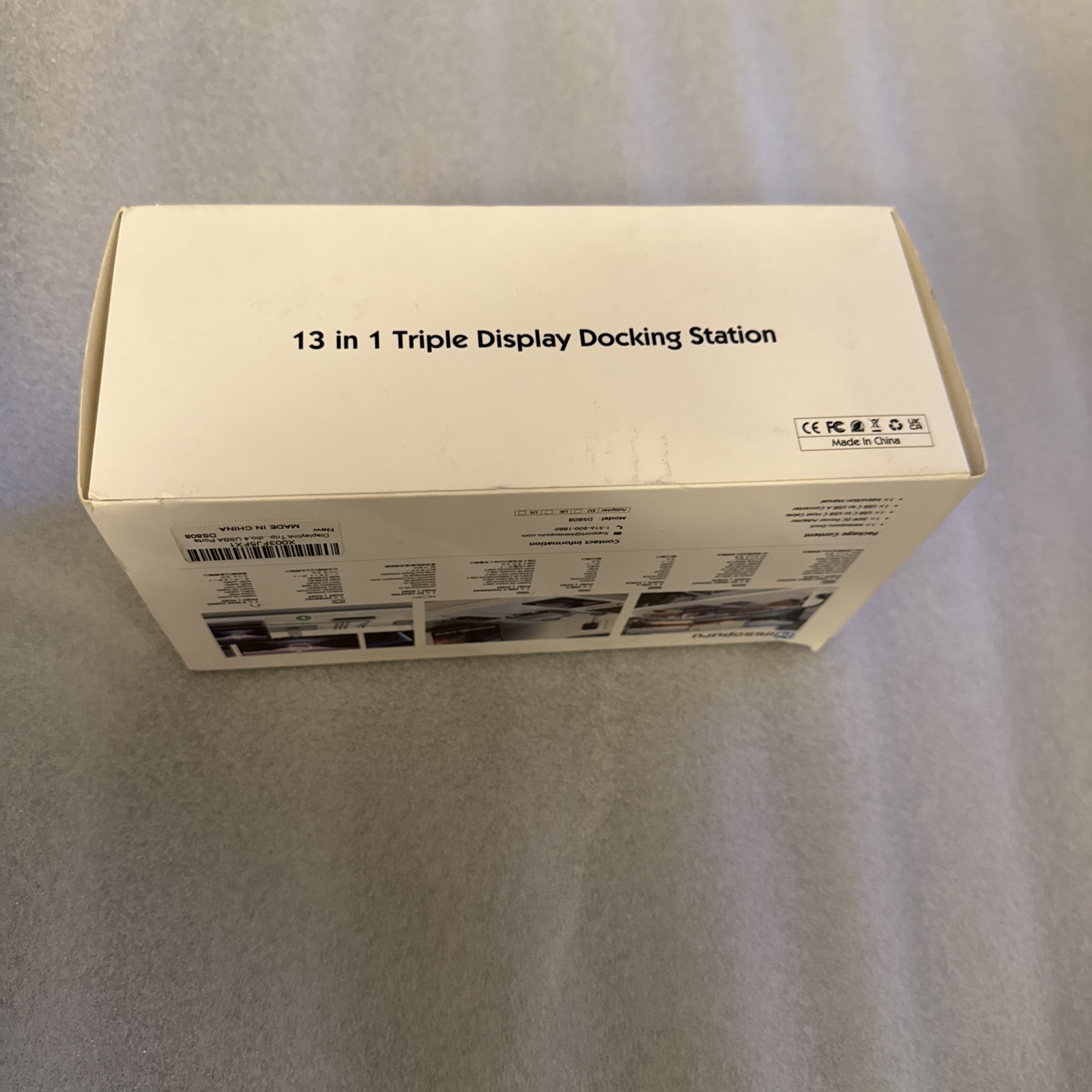 minisopuru ds808 13 In 1 Display Link Laptop Docking Station