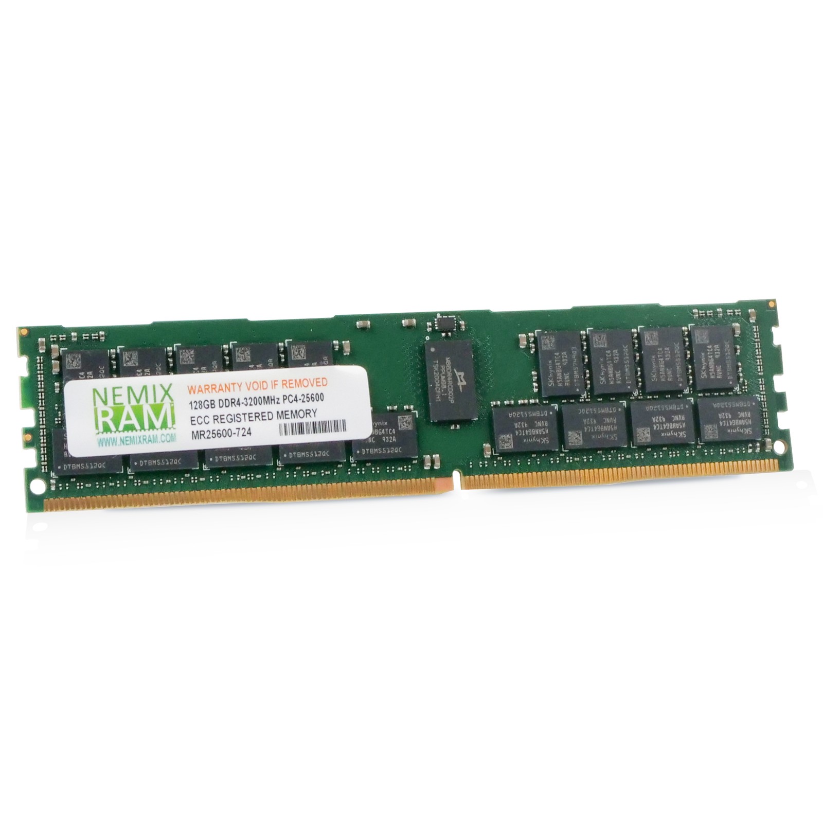 NEMIX 128GB DDR4 3200MHz MR25600-724 PC4-25600 ECC RDIMM Server RAM