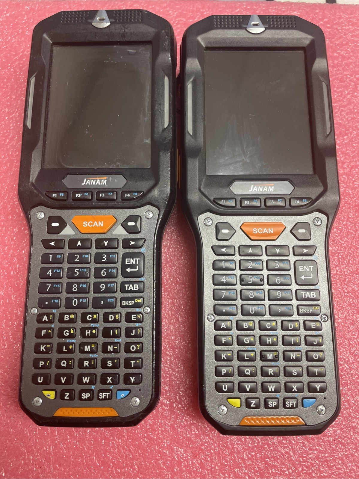 LOT OF 2X UNTESTED Janam  XG3-1AKLNDNVO1 Mobile Computer Scanner **NO Battery**
