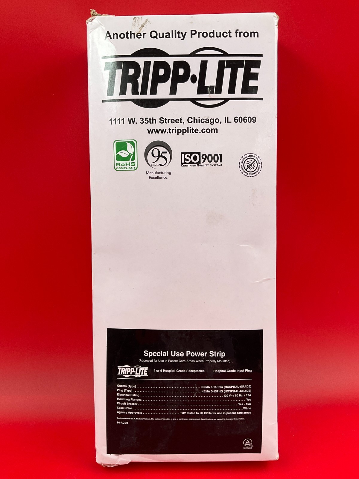 Tripp Lite 6 Outlet Medical Grade Power Strip   PS-615-HG-OEMRA  | 🇺🇸✨🇺🇸 NEW