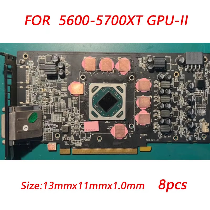 GPU RAM Copper Heat Sink For Radiator Memory Miner RTX 3060 3070 3080 3090 / 560