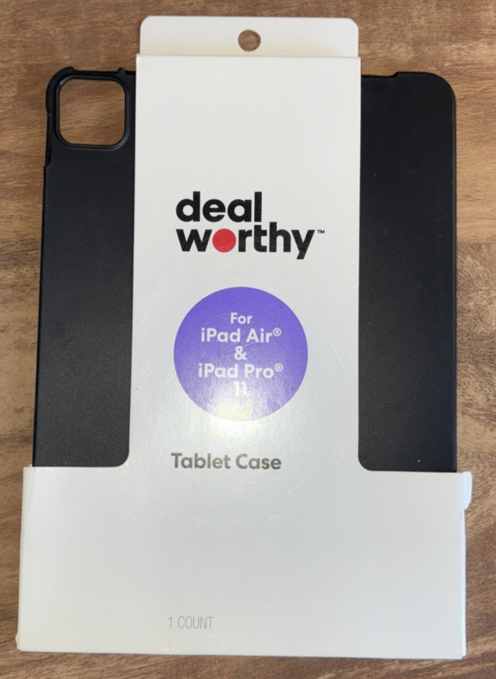 NEW Deal Worthy Black Tablet Case For iPad Air & iPad Pro 11
