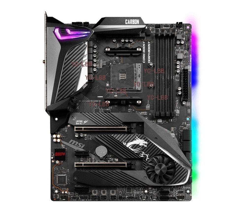 MSI MPG X570 GAMING PRO CARBON WIFI ATX MB AMD RYZEN 9 SOCKET AM4 DDR4 A-XMP OC