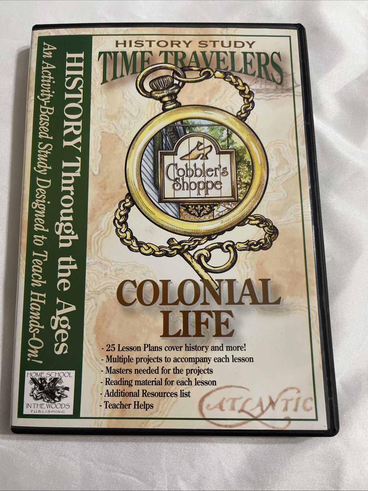History Study Time-Travelers: COLONIAL LIFE PC/MAC Computer CD-ROM home school *