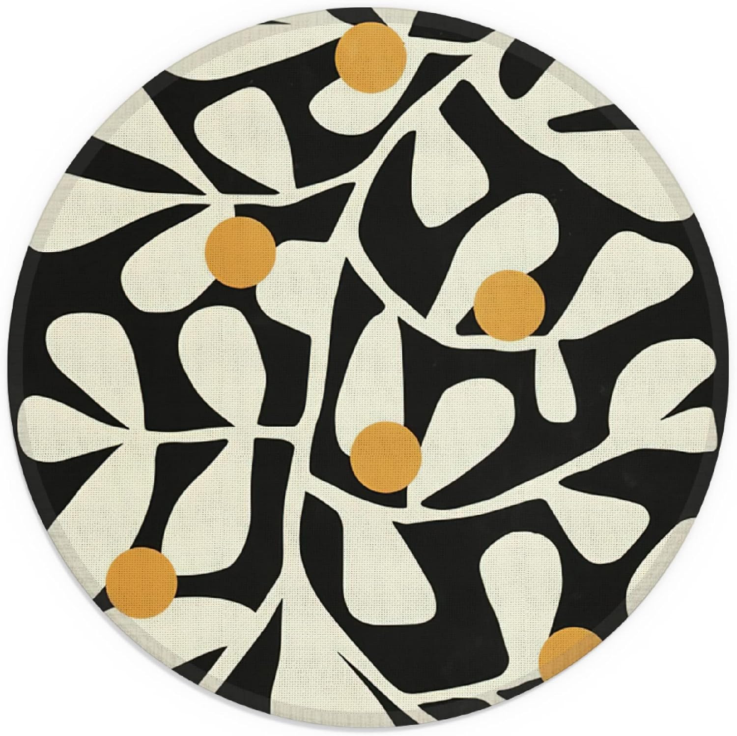 Abstract Matisse Art Groovy Botanical Floral Small Mouse Pad Small, Groovy4