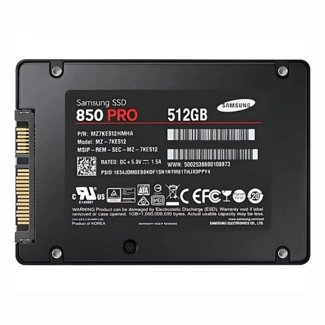 Samsung 850 PRO 512GB 2.5" SATA SSD Solid State Hard Drive MZ-7KE512 MZ7KE512
