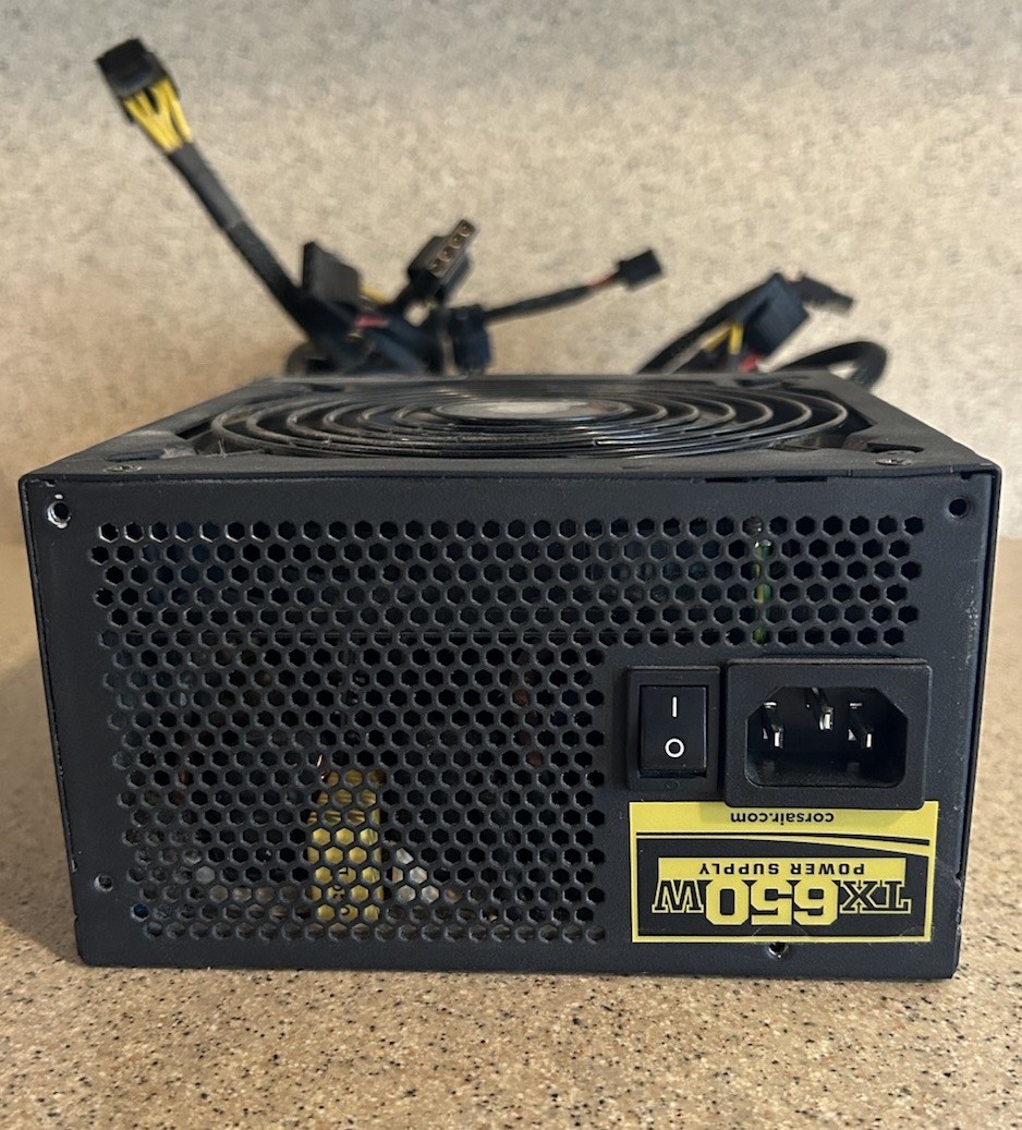 Corsair TX650W Power Supply Unit (CMPSU-650TX) 650W ATX12V