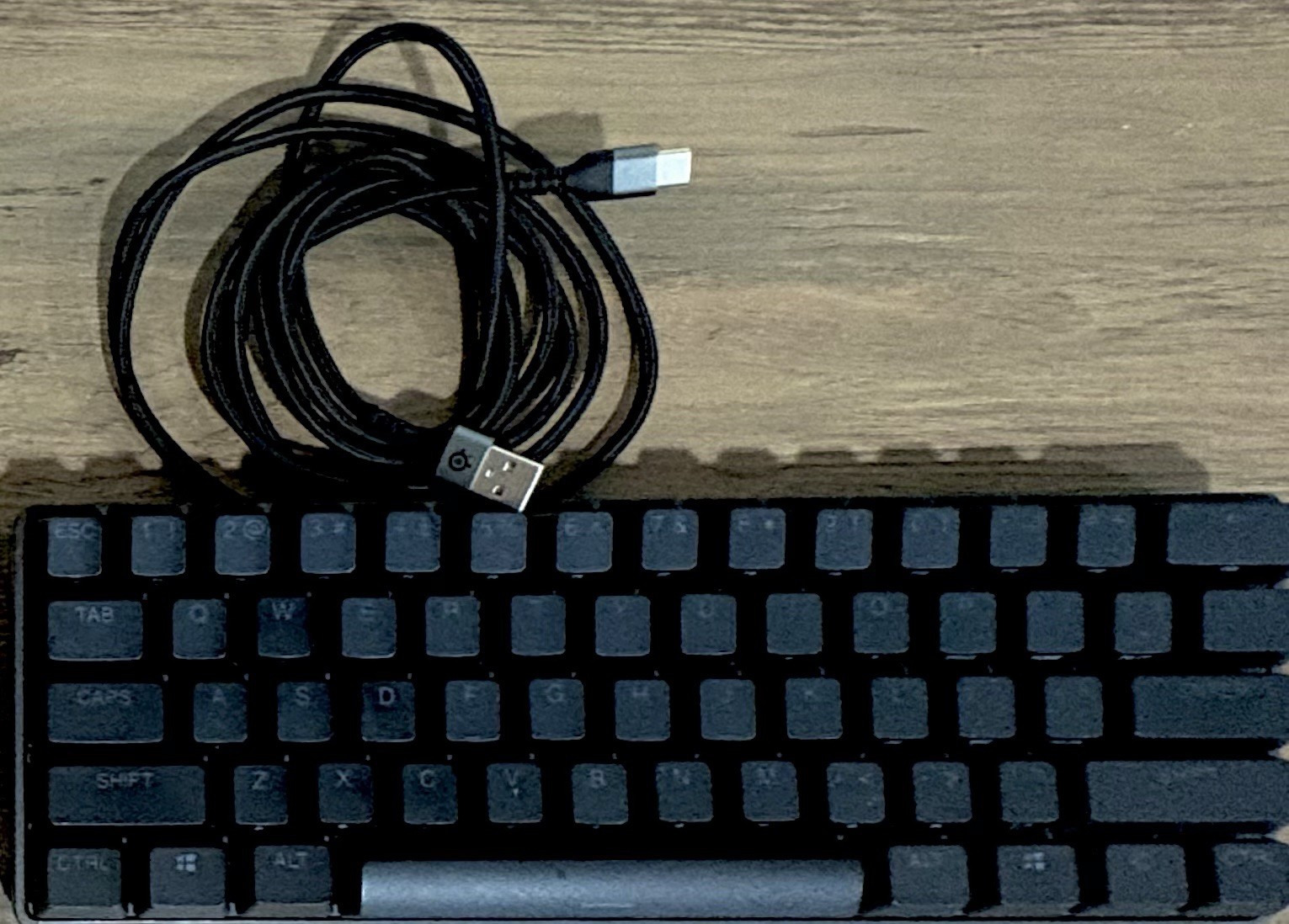 SteelSeries Apex Pro Mini HyperMagnetic Gaming 60% Keyboard +USB C Cable Tested