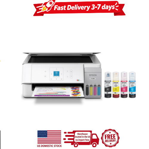 EcoTank ET-2900 Wireless All-in-One Color Supertank Printer – White