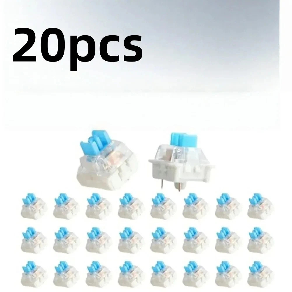 100Pcs Keyboard Clicker,Mechanical,3 Pin Clicky Switches,Clickers for 3D Prints,