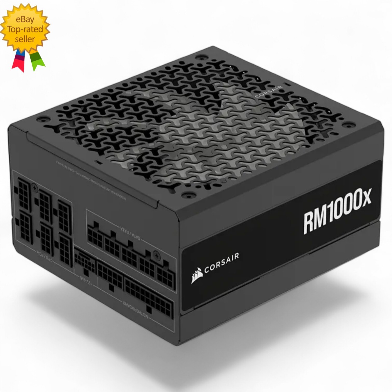 CORSAIR RM1000x 1000W ATX 3.1 PCIe 5.1 Fully Modular Power Supply Black NOB
