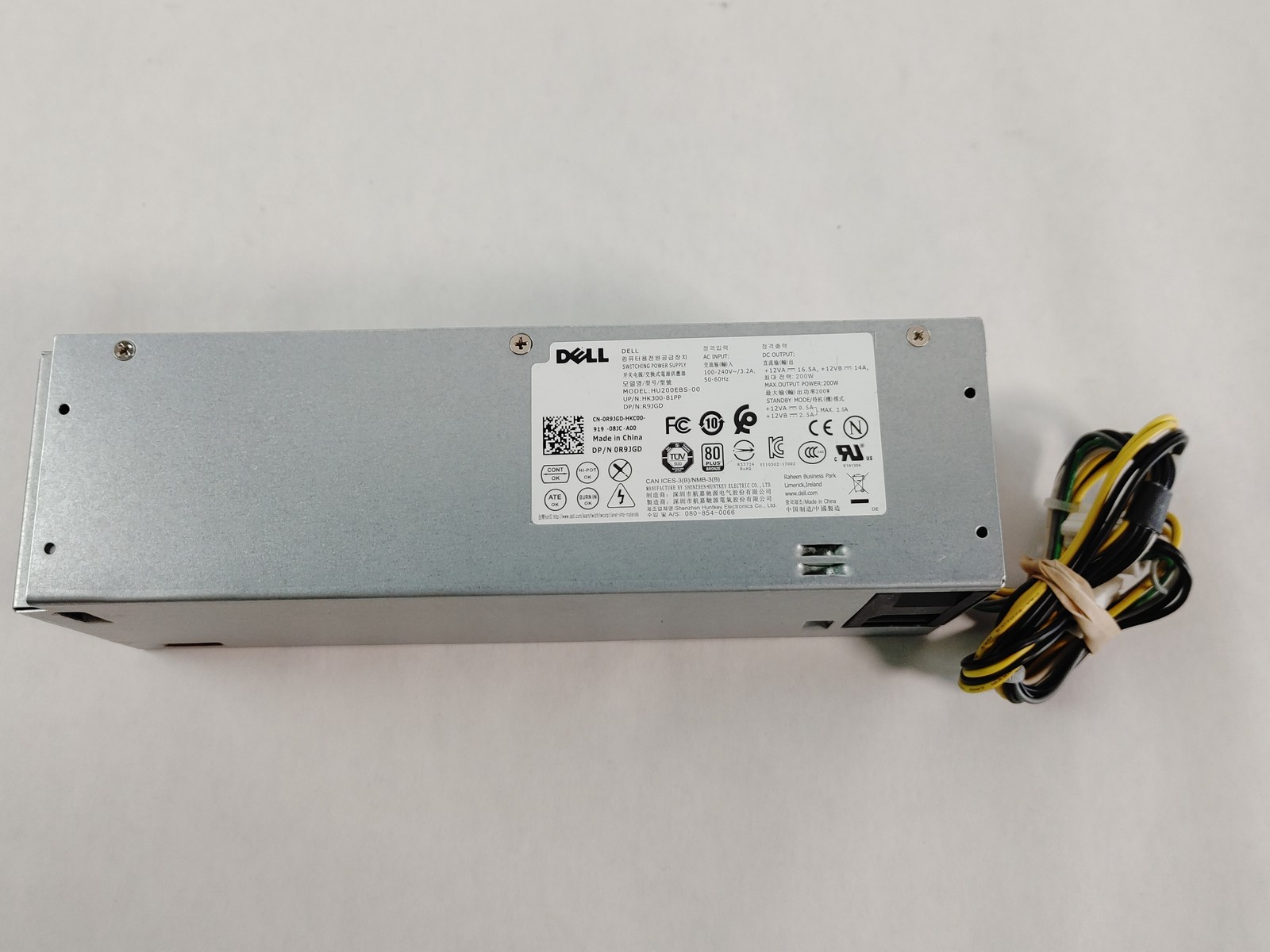 Dell Inspiron 3470 6 Pin 200W Desktop Power Supply R9JGD
