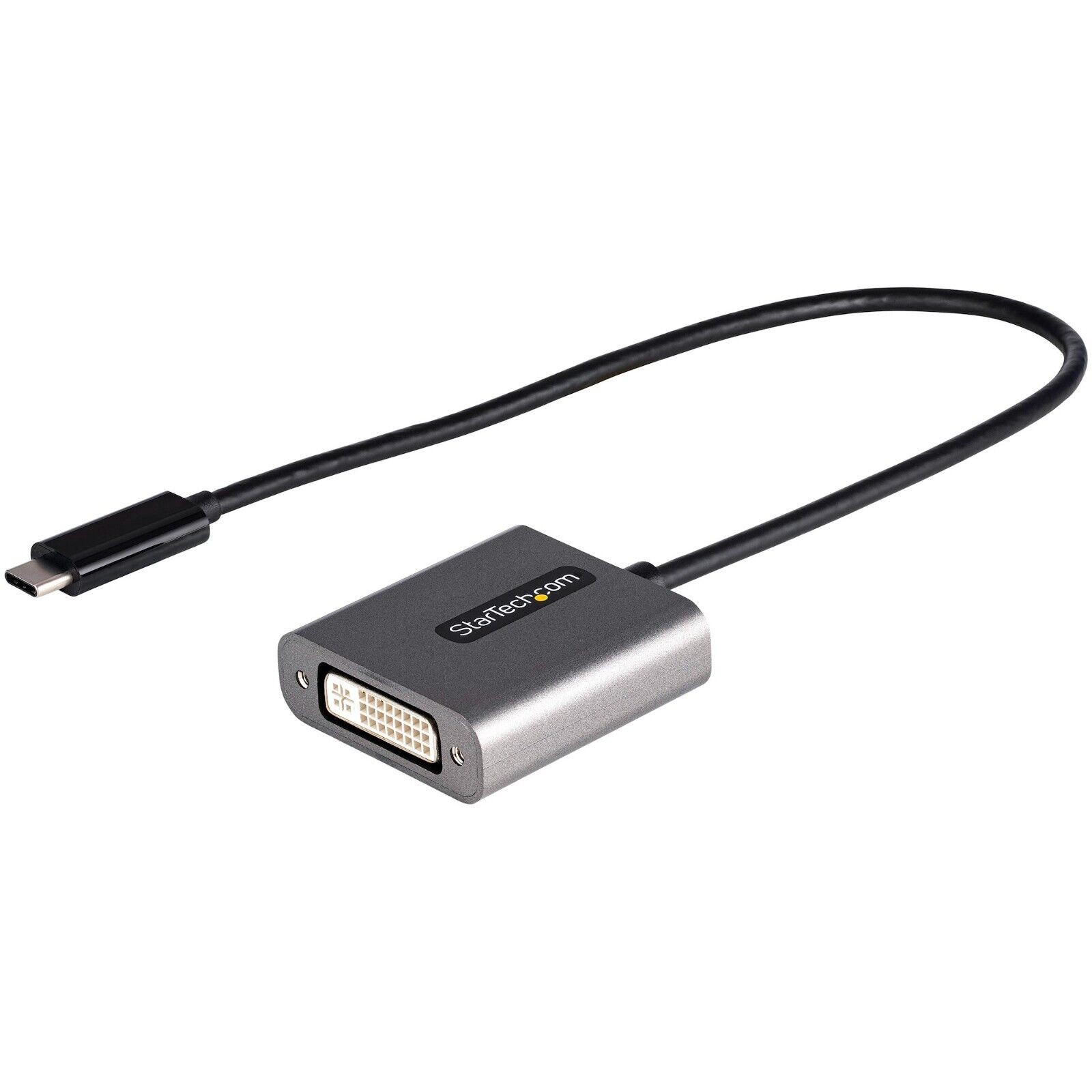 StarTech CDP2DVIEC 12In USB C to DVI-D Video Converter Adapter TB3 Compat Black