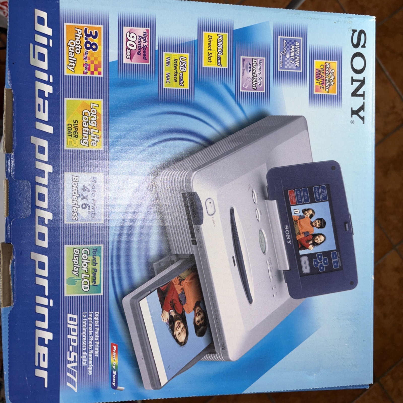 Vintage Sony Digital Photo Printer DDP-SV77 in Original box