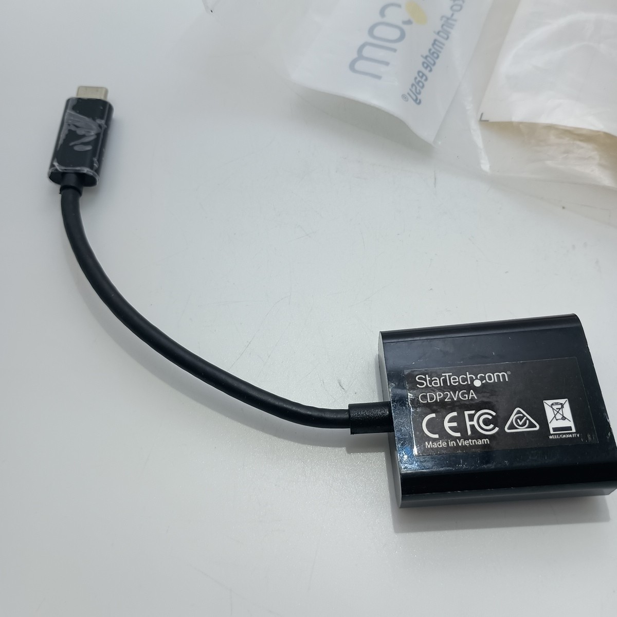 #J) StarTech USB-C to VGA DisplayPort  Adapter CDP2VGA