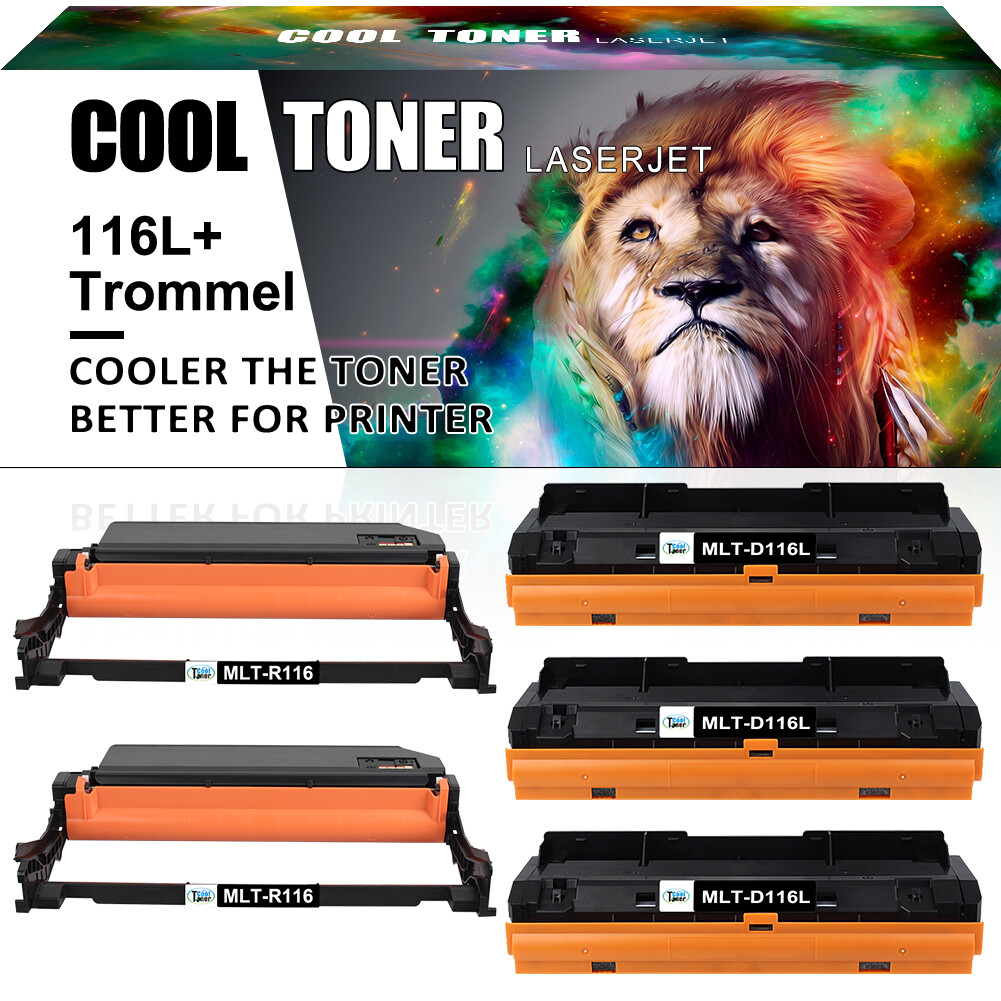 3x MLT-D116L Toner + 2x MLT-R116 Drum Unit for Samsung M2885FW M2875FW M2625