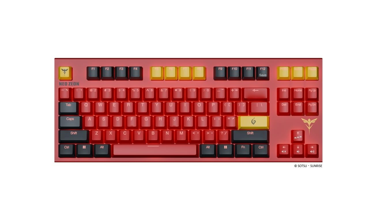 REALFORCE GX1 Plus Sazabi Gundam Gaming Keyboard English X1PDS1 KB0940 NEW