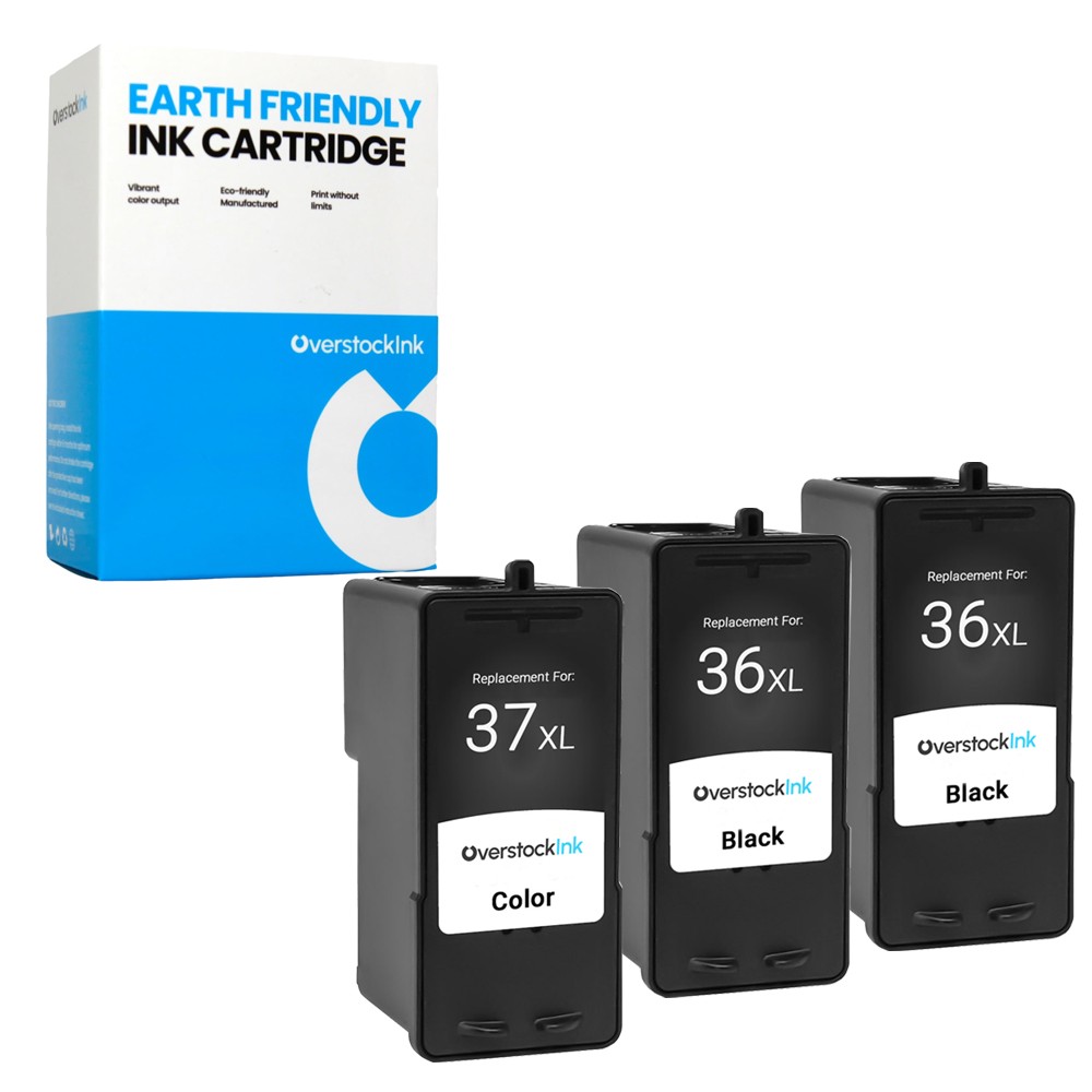 3X Compatible OSI Lexmark 36XL-37XL Ink Cartridge for X Series X4650 X5650 X6650