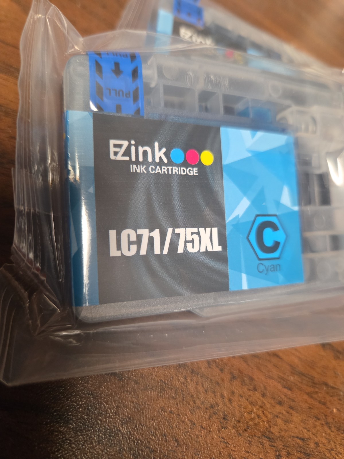 EZ Ink LC71/75XL Ink Cartridge Cyan Sealed Bags Brother Compatible