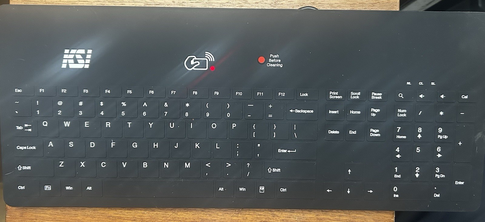 Open Box Key Source International Keyboard With Rfideas Waveid KSI-2000 SX HB-21