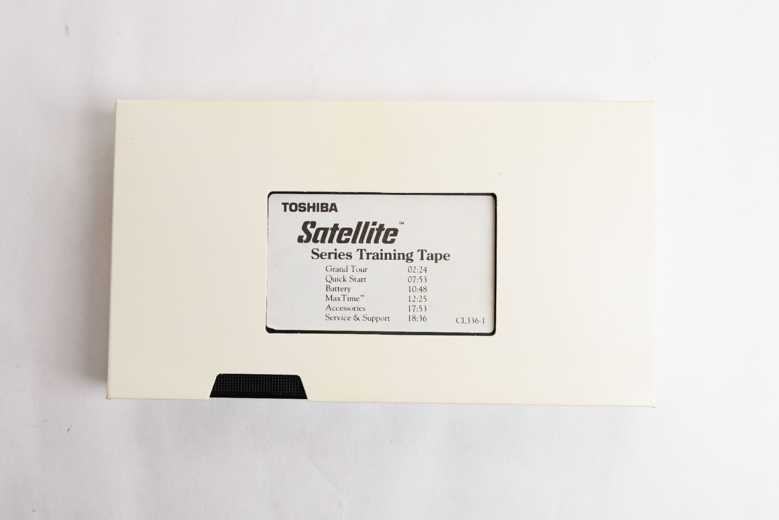 Vintage Toshiba Satellite VHS Training Video T1910CS Rare