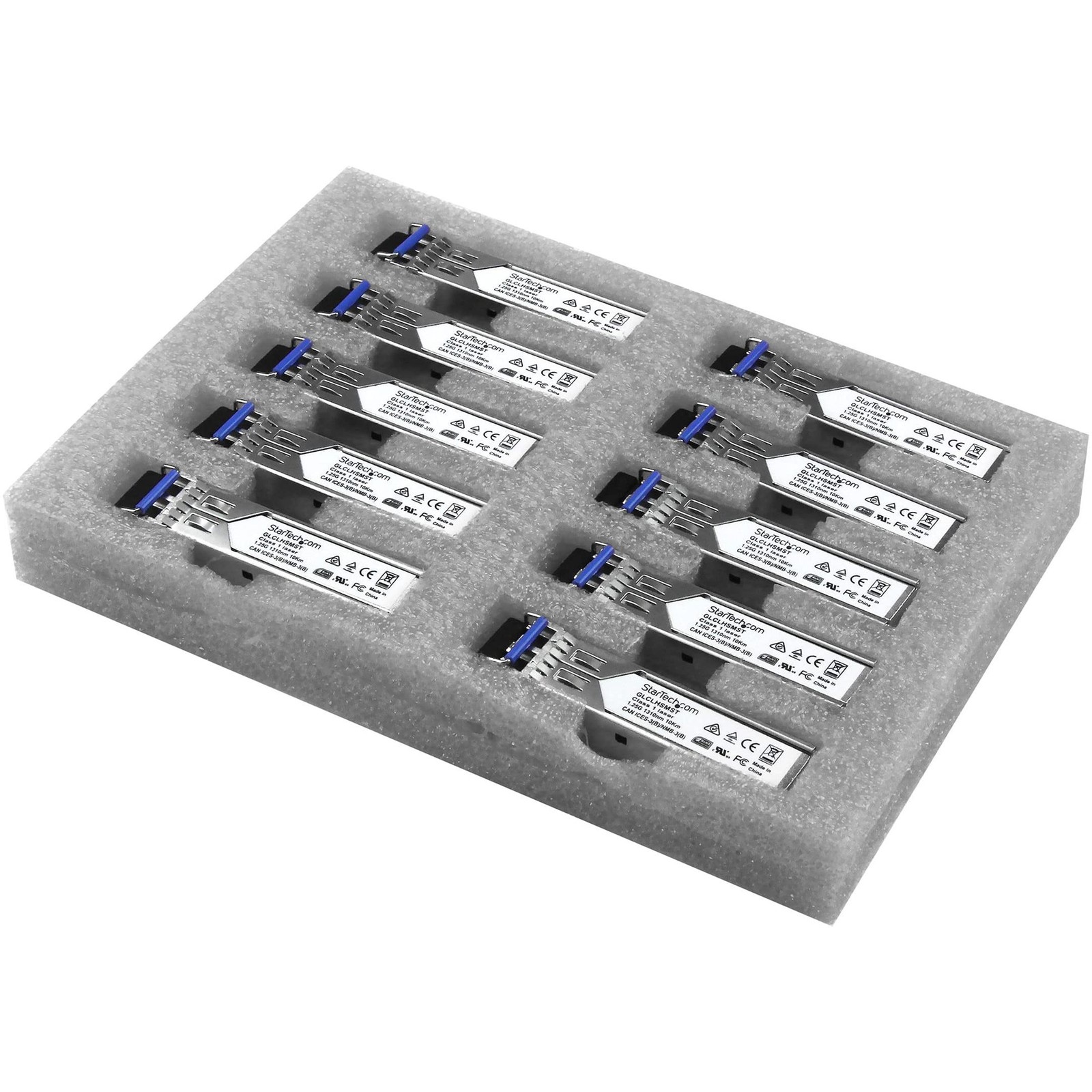 StarTech.com Cisco GLC-LH-SM Compatible SFP Module (10 Pack) - 1000BASE-LX/LH...