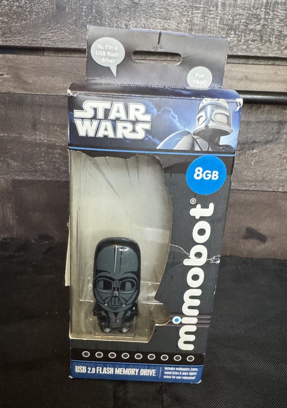 Mimobot 8GB USB FLash Drive Star Wars Darth Vader NEW