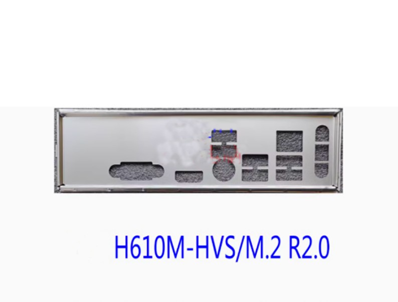 Shield I/O IO Backplate For ASRock H610M-HVS/M.2 R2.0 Motherboard