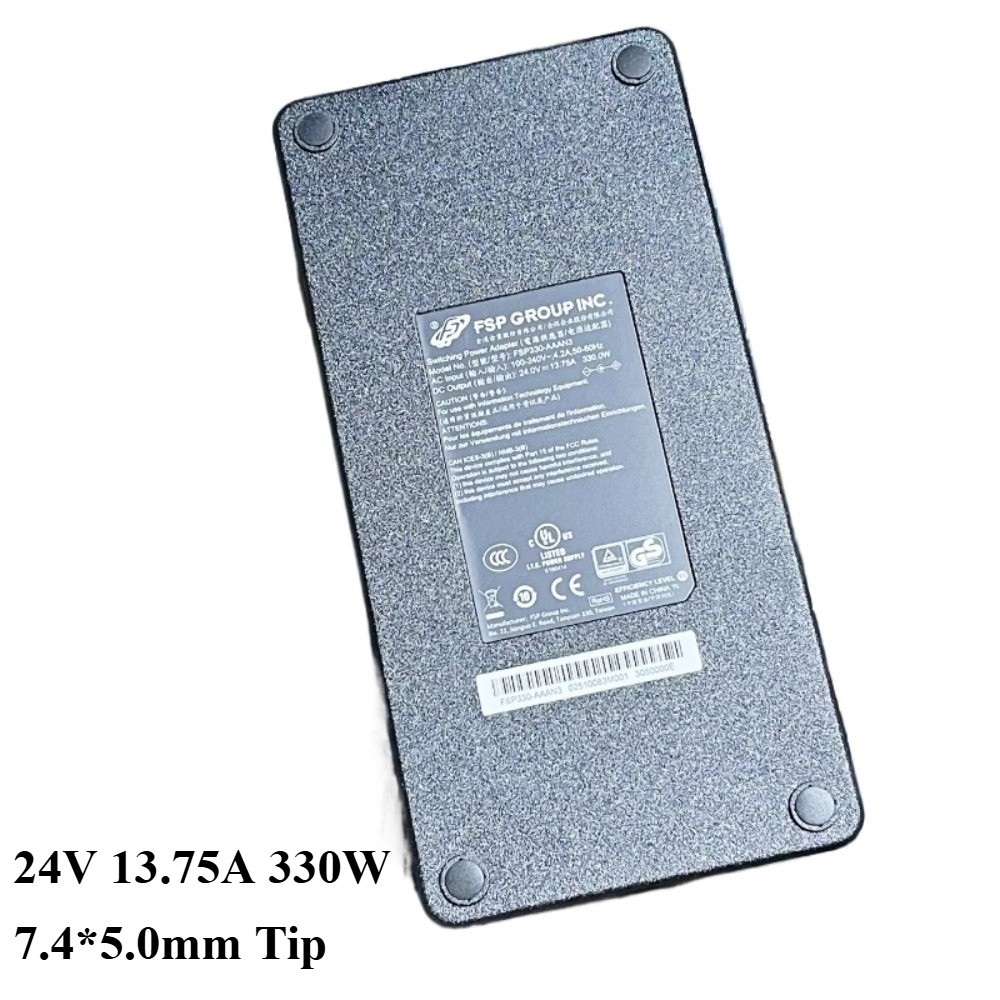 Genuine FSP 24V 13.75A 330W Charger FSP330-AAAN3 Power Supply 7.4*5.0mm Adapter