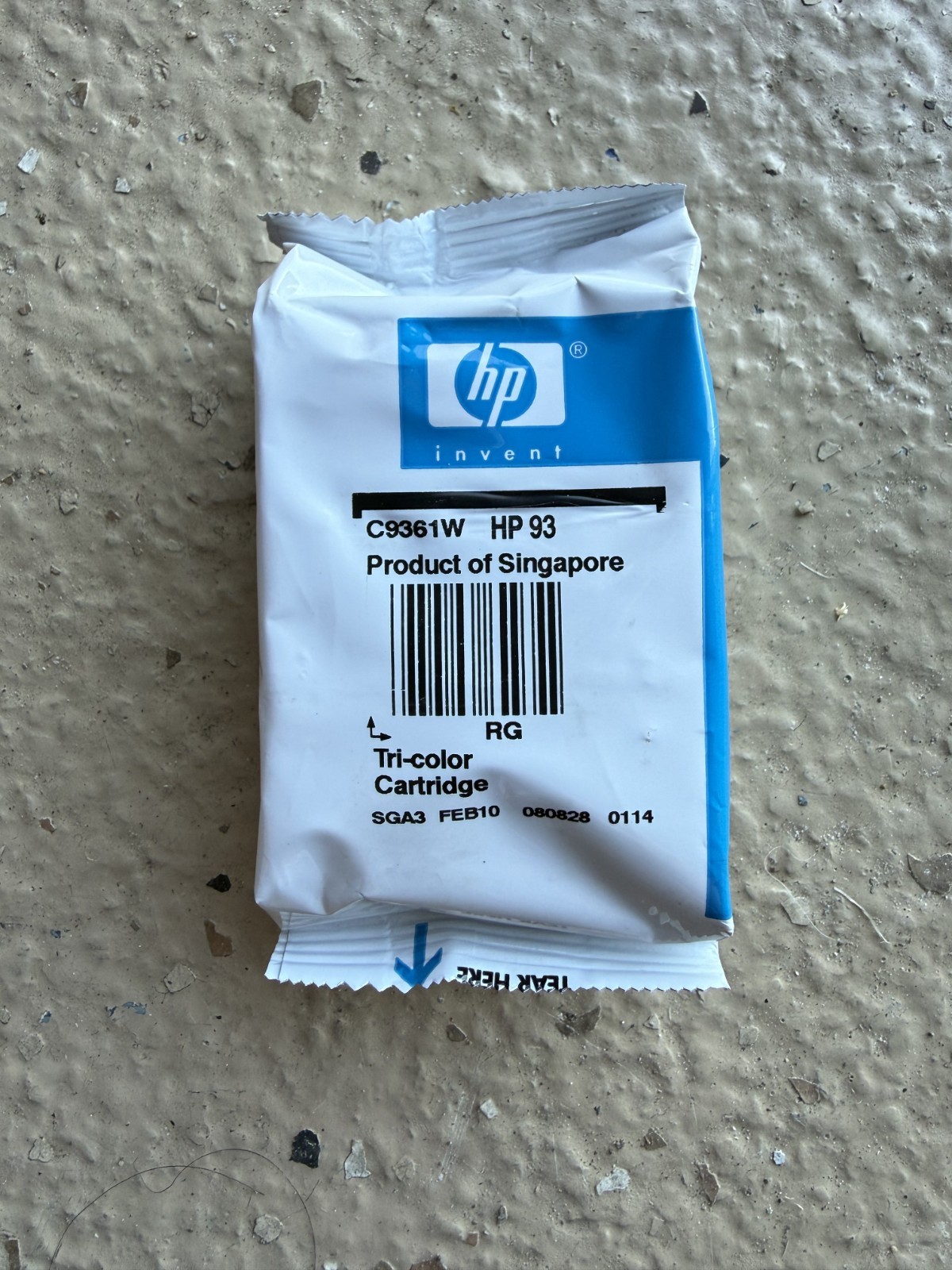 HP 93 Tri-Color Ink Cartridge (C9361W) - Brand New in Sealed Bag