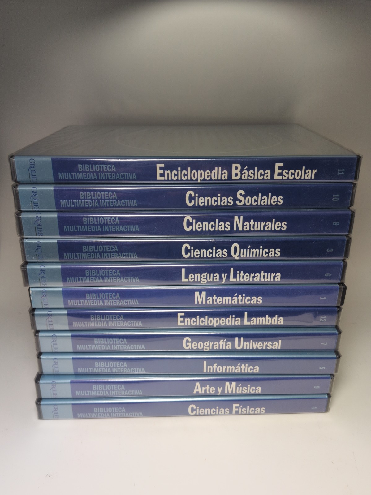 Grolier Spanish Bibliteca Multimedia Interactiva CD ROM Lot Of 11 Brand New B736