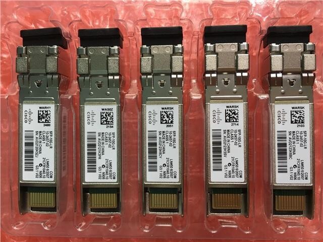 Genuine New Cisco SFP-10G-LR 10 GBASE-LR SFP+ (10-2457-02) 5-pack Hologram